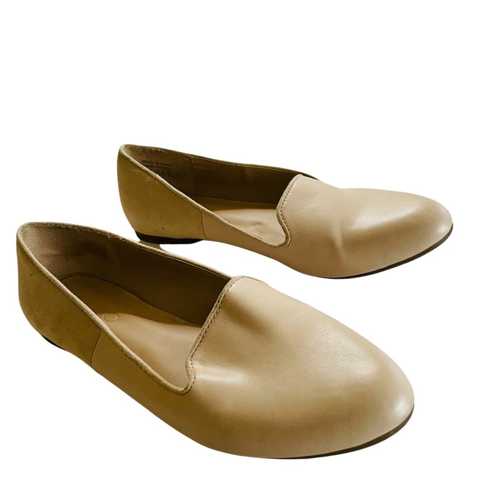 Aldo Cream  Round Toe Flat Loafers Shoe 6